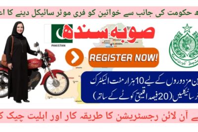 Sindh Free E-Bike Scheme 2025 Launched for Women Workers