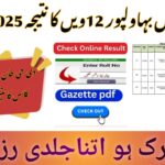 Bise Bahawalpur 12th Result 2025