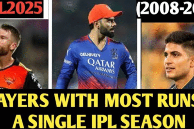 Players with the Most Runs in a Single IPL Season